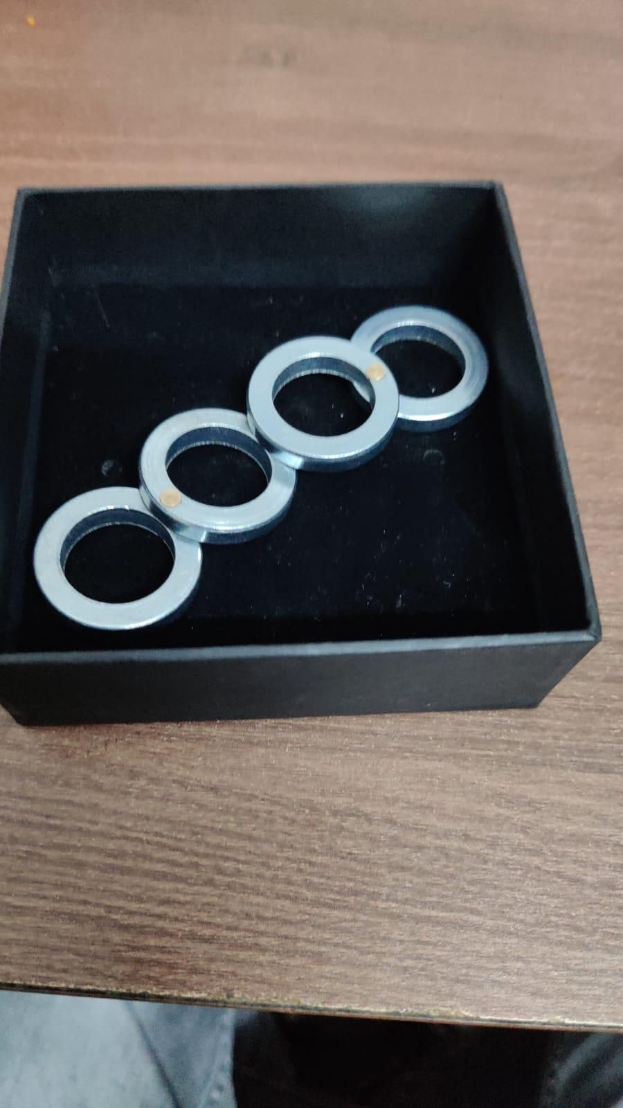 Self Defense Stainless Steel Foldable Ring (Fidget Ring)